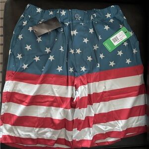 Tipsy Elves American Flag Shorts or swim Men’s XL. United we stand.  $45. NWT